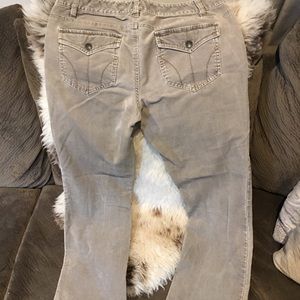 Ann Taylor Loft taupe corduroys S6